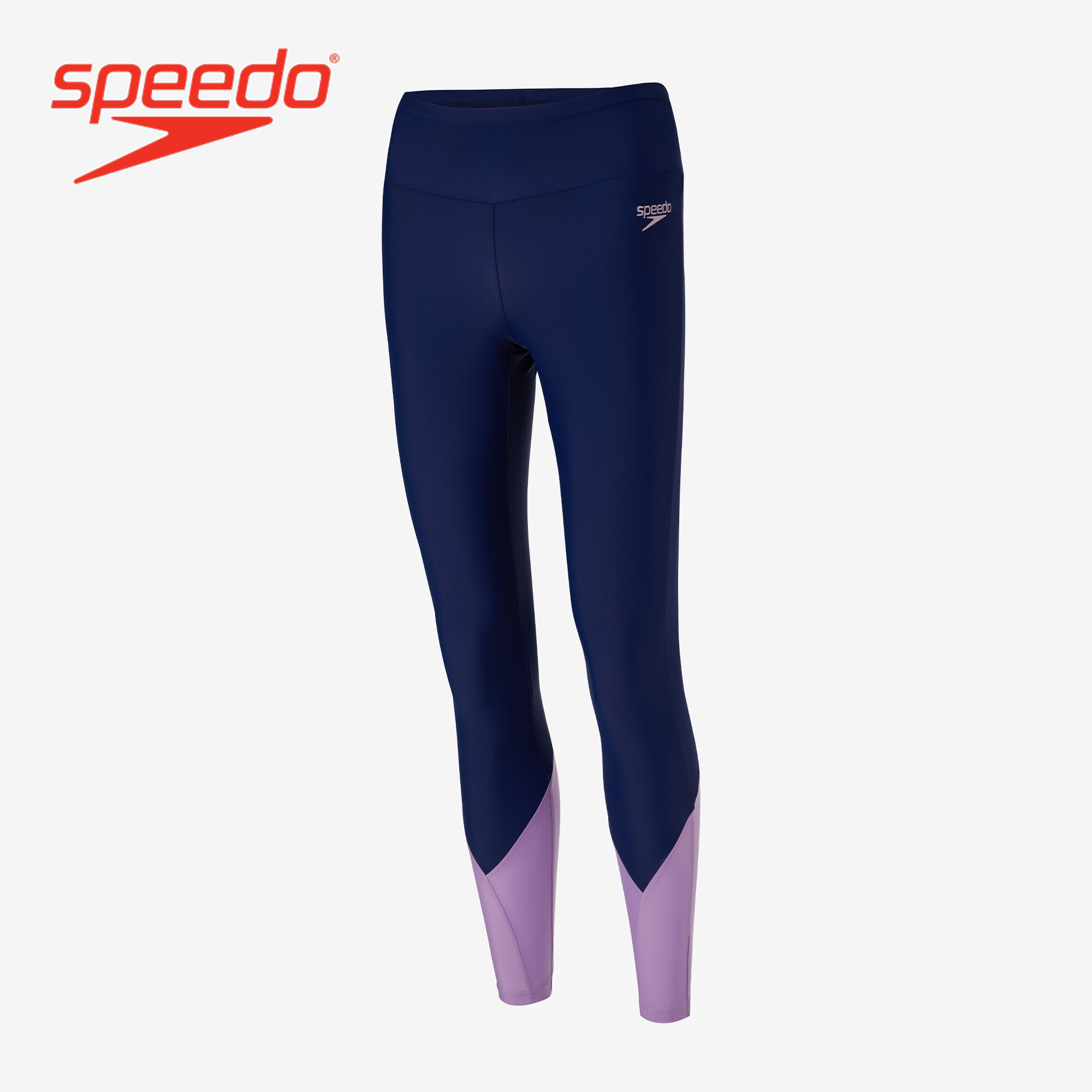 Speedo Women's Swimwear - Water Sport Colorblock Swim Legging - Blue - 8-14023H596